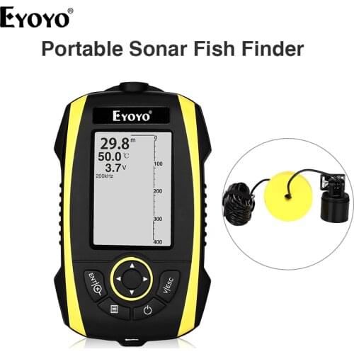 Eyoyo E4 fishing echo sounder Depth Sonar Sounder echo dounder sonar fischfinder fisch finder deeper sonar smart fishing