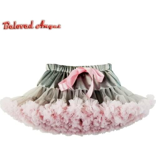 Fashion Girl Fluffy Tutu Skirt Baby Girl Birthday Party Ball Gown Pettiskrit For 0-16Y Princess Girls Ballet Dancing Party Skirt