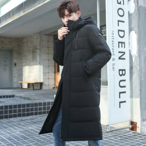 2020 Winter Jacket Men/Women Casual Mens Long Down Jacket Warm Wind breaker Waterproof White Duck Down Coat Men Outerwear