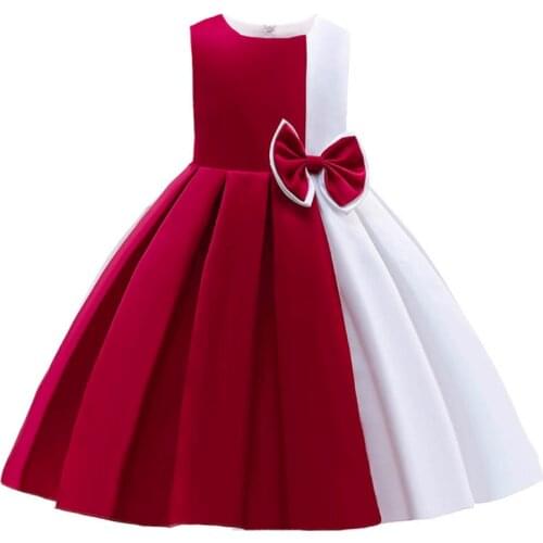 Easter Clothes 2021 New Childrens Dress Sleeveless Little Girls Princess Dresses For Girls Dresses Pleated Vest Evening Dresses