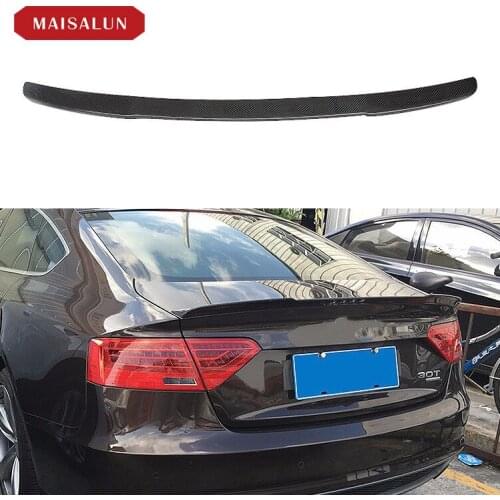 Suitable For Straight Fit Audi A5 8t Carbon Fiber Tail Fixed Wing Rear Spoiler