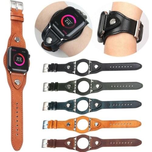 Luxury Leather Vintage Dressy Wrist Band Strap for Apple Watch Series 6 5 4 3 2 1 iWatch 38mm/42mm/40mm/44mm
