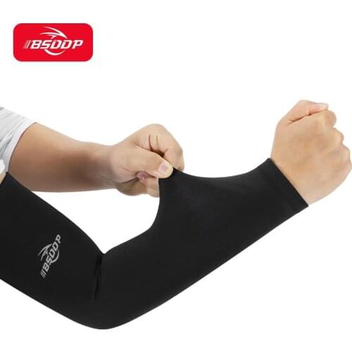 BSDDP Motorcycle Arm Sleeves Motocross Bike Cycling Outdoor Sports Running Sun Protection UV Cooling Breathable Ice Fabric