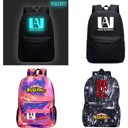 Sac A Dos Rucksack Mochila My Hero Academia Luminous Backpack Anime Backpack Men Bagpack School Bags For Teenage Girls Bags