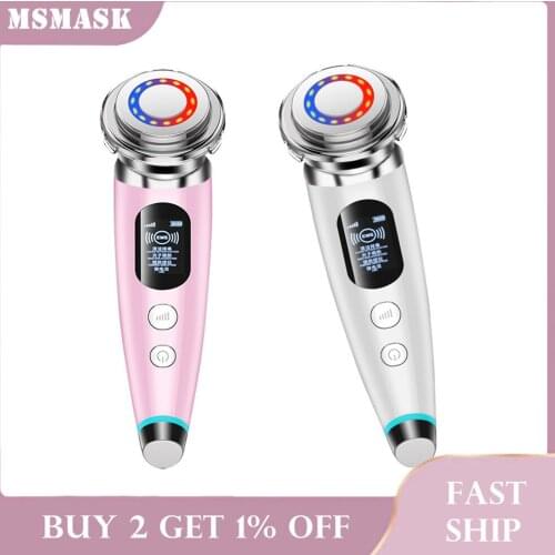 Face Skin Care Radio Frequency Tightening Beauty Appliances Facial Mesotherapy Machine LED Light Therapy Remover lift Massager