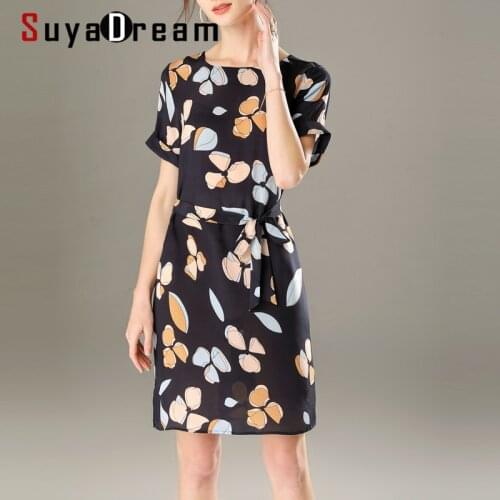 Летние платья мини SuyaDream China At AliExpress