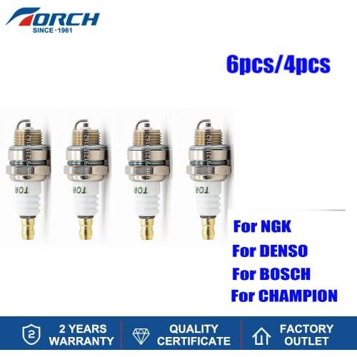China Original TORCH Spark Plugs L7RTC Replacement For NGK BPMR7A Denso W22MPR-U Champion 858 Autolite XST2974 Bosch WSR6F