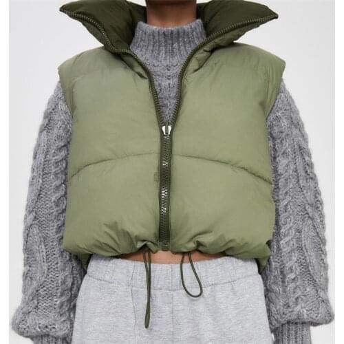 Женские утепленные жилеты TRAF China At AliExpress