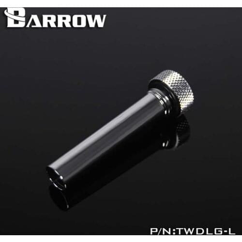 Barrow TWDLG-L External Flow Guide Adapter,50mm,Black/Silver/White,water cooler fitting heatsink gadget