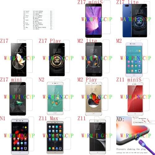 Screen Protector Film For Nubia Z9 Max mini NX508J Plus NX510 NX510J NX512J NX511J