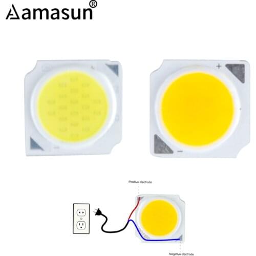 10PCS DC 9-34V 3W 5W 7W 10W COB LED Chip Beads Integrated Diode Matrix for Spotlight Downlight Floodlight LED Source Light