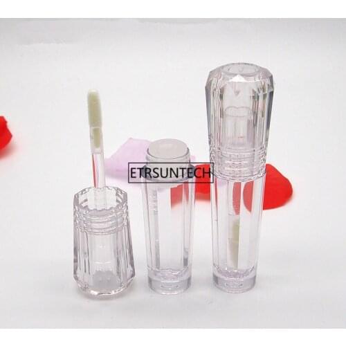 100pcs 3ml Makeup Liquid Empty Lipstick Lip Gloss Tubes Transparent Cosmetic Packaging Container F3220
