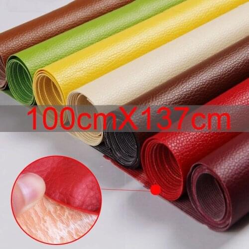 137x50cm PU Faux Leather Fabric Patch Self Adhesive Fix Subsidies Stick-on Patch Leather Sofa Repair Fabrics Stickers Scrapbook