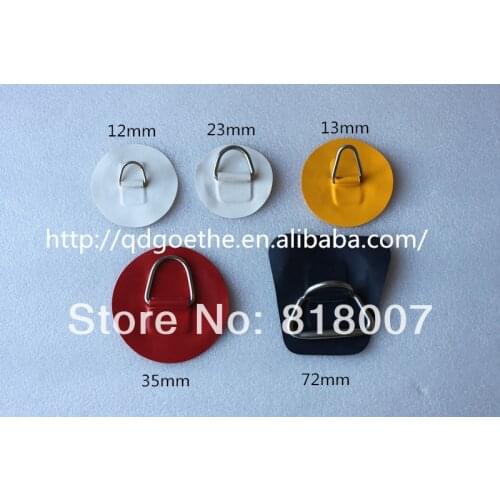 5 Different sizes of Inflatable Boat Fishing Boat Rubber Boat Stainless Steel Yacht D Type Ring