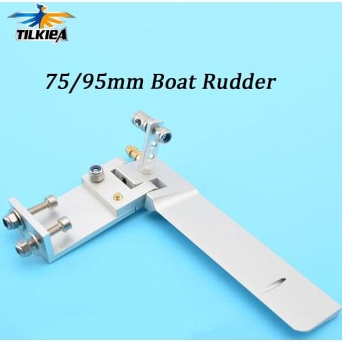 6061 Aluminum Alloy 60x75mm 60x95mm Rudder for RC Boat Excellent Quality
