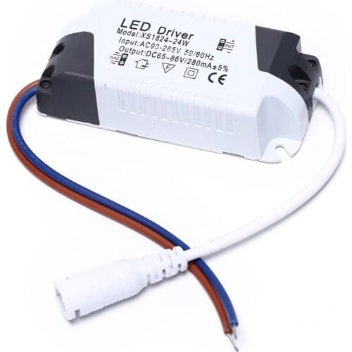 1pcs LED Light Transformer Power Supply Adapter For Led Lamp/bulb 1-3W 4-7W 8-12W 13-18W 18-24W Safe Plastic Shell LED Driver