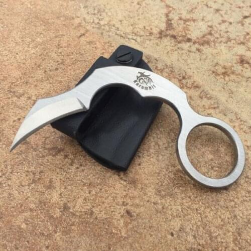 THE ONE EDC Karambit D2 Fixed Blade Claw Knife Hunting Tactical Survival Tactical Pocket Knife Multi-Tools Outdoor Gift Knives