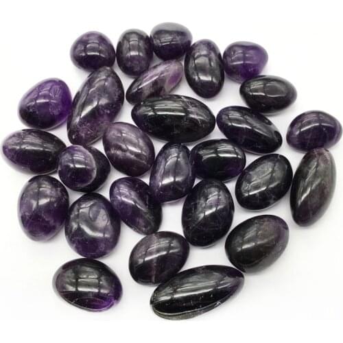 Wholesale dark purple crystal amethyst tumble stones natural polishing healing stone gemstone for decoration