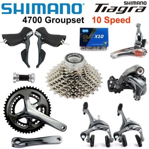 SHIMANO Tiagra 4700 Groupset 4700 Derailleurs ROAD Bicycle 2x10 Speed 50-34 52-36T 170 172.5MM 11-25 12-28 11-32T 4600 New