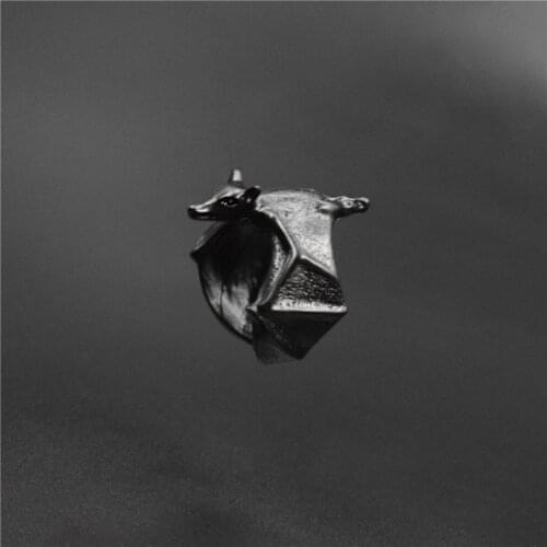 Fruit bat rings Flying fox ring Bat jewelry Fox jewelry Animal jewelry Gift Foxes Foxes Bat Adjustable rings