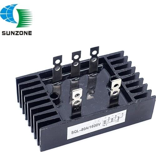 SQL80A 80AMP Three Phase Diode Rectifier Bridge 80A Genset Rectifiers Diode Rectifier Circuit For Generator