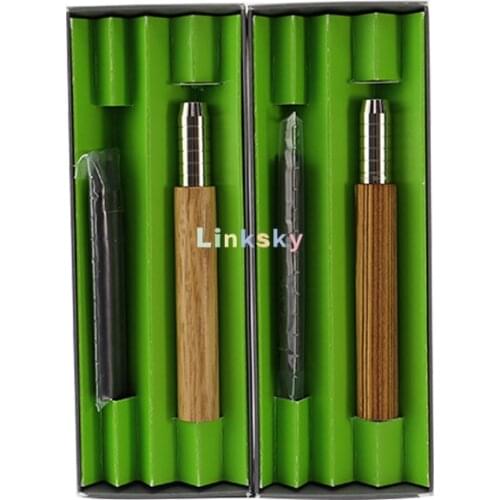 E+m Endless/ Maximo Pencil Extension Artbox, Gift Box, Log Chrome Plated Pencil Extender with Short Pencil ,EM-GS23/GS25