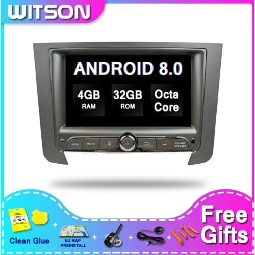 WITSON Android 8.0 Car DVD Player with Gps For SSANGYONG REXTON 2014-2015 Car Gps Navigation 4RAM 32ROM