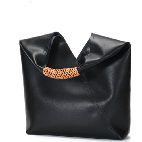 Women Pu Leather Shoulder Bags Large Capacity Handbag Female Bag Purse Handbags