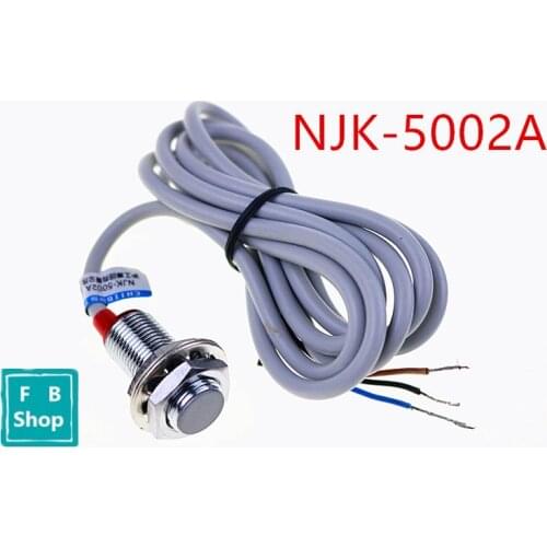 1PCS NJK-5002A 10MM PNP NO Inductive Proximity Sensor switch with a magnet Detection distance Gray