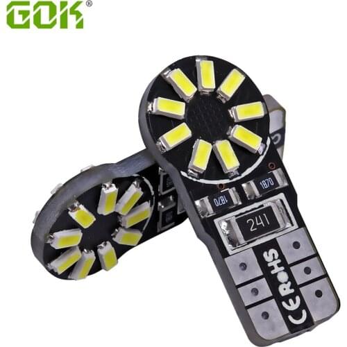 10pcs T10 W5W Led Car Light Bulbs 6000K 158 147 161 168 Clearance Light t10 18smd 3014 Break Lights Turn Signal Light Reading