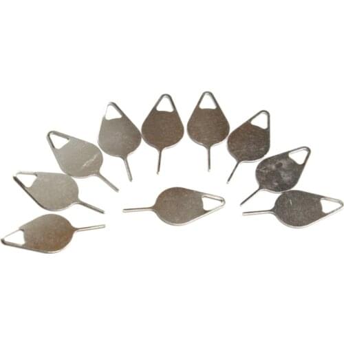 10Pcs/Set Specially Shape Sim Card Tray Opening Removal Tool,Eject Pin Tool Replacement for Multi-model Mobile Phone