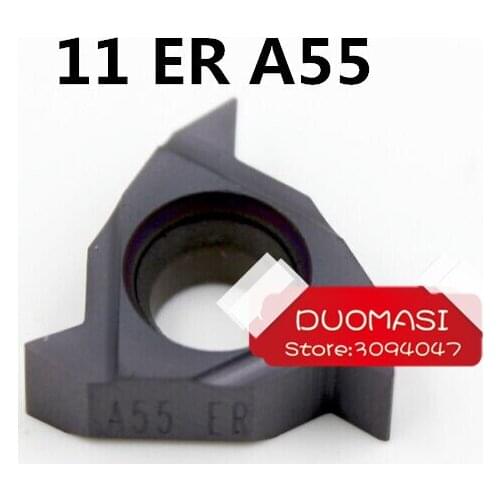 11ER A 55 ,Indexable Tungsten Carbide Threading Lathe Inserts for Threaded Lathe Holder,thread turning tool holders