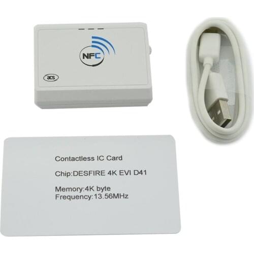 13.56mhz RFID NFC Card Reader Writer USB Interface for Wireless Android Bluetooth With Card Slot ACR1311