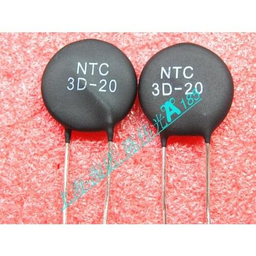 5PCS/LOT MF72 3D20 NTC 3D-20 20MM DIP-2 Thermal Resistor New orginal