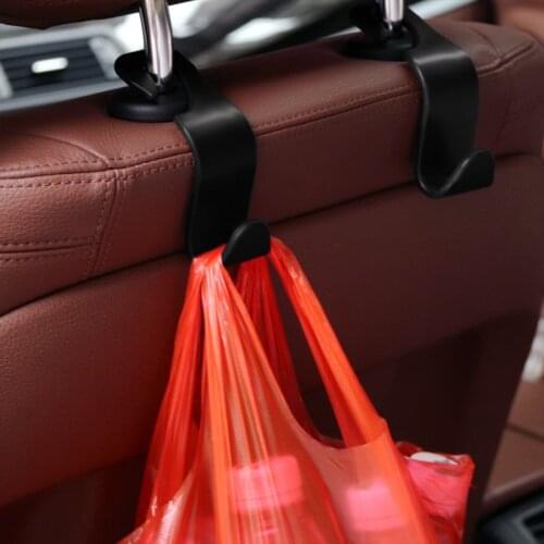 Car Clips Car Seat Hook Auto Headrest Hanger Holder For Handbag Shopping Bag Coat Storage Hanger And Car Hanger Hooks Accessries