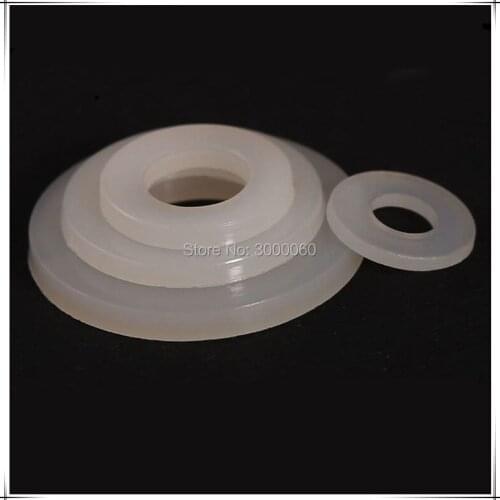 M10*25mm*2.0mm White Plastic Nylon Harden Insulation Large Flat Washer 300pcs/bag
