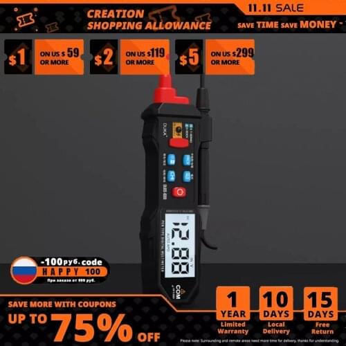 Xiaomi DUKA LCD Digita Multimeter Pen with Flashlight Overload Protect Non-contact Detection Sound Light Screen Alarm Tools