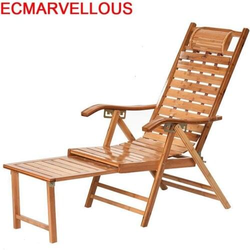 Da Salotto Dobravel Sillon Lazy Chair Folding Bed Sillones Moderno Para Sala Fauteuil Salon Cama Plegable Bamboo Chaise Lounge