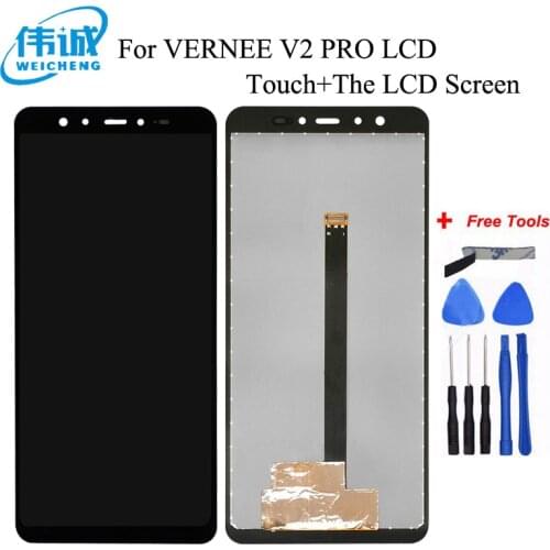 For VERNEE V2 PRO LCD Display + TP Touch Screen Digitizer Assembly Lcds 5.99" For Vernee V2Pro Sensor LCD Mobile Phone
