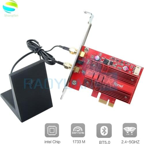 Dual Band 2030Mbps PCI Express Wireless WiFi Adapter 802.11ac Wireless-AC 9260 PCIE WiFi BT 5.0 2.4G/5Ghz MU-MIMO For Windows 10