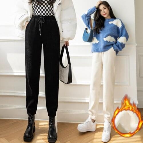 Gkfnmt Women's Corduroy Trousers