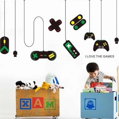 Game console wall sticker living room bedroom environmental decoration painting home decoration wall stickers for kids rooms