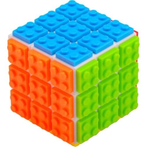 Puzzle Magic Cubes FanXin building blocks cube 3x3x3 3*3*3 speed-cube professional easy learning educational Logic game toy gift