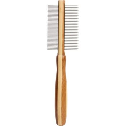Multi-usage Dog Brush Stainless Steel Dog Brush Pet Grooming Steel Thick Hair Fur Shedding Remove Rake Comb Pet Grooming Brush