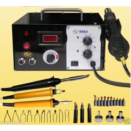 Multifunction Pyrography Machine Gourd Wood Pyrography Crafts Tool Kit 220V ATT