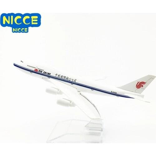 Nicce 16CM Boeing 747 AIRLINES METAL ALLOY MODEL PLANE AIRCRAFT MODEL TOY AIRPLANE BIRTHDAY GIFT