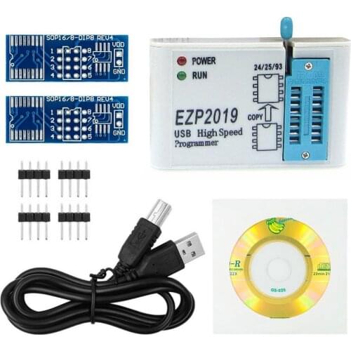 ABS And PCB Programmer Host Set High Speed USB Programmer EZP2019 For 24 25 93 Bios Offline Copy