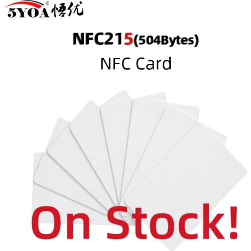 50pcs Ntag215 NFC Card Ntag 215 For TagMo Forum Type2 NFC Tags Chip Tag Free Shipping