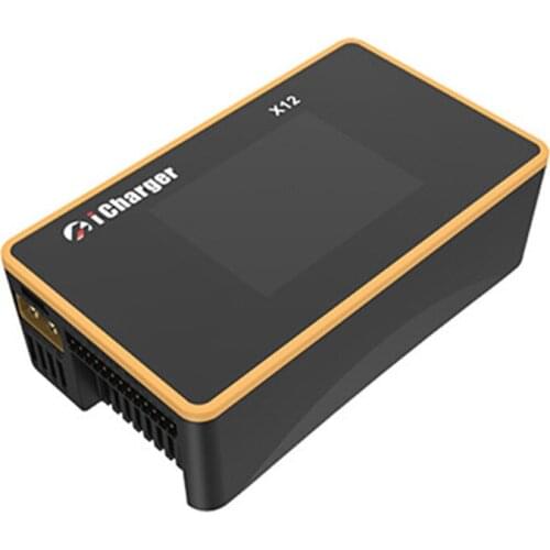 New iCharger X12 1100W / 12S / 50V/30A LCD Screen Smart Balance Battery Charger for LiPo/LiFe/LiHV Battery RC Drone Model Toy