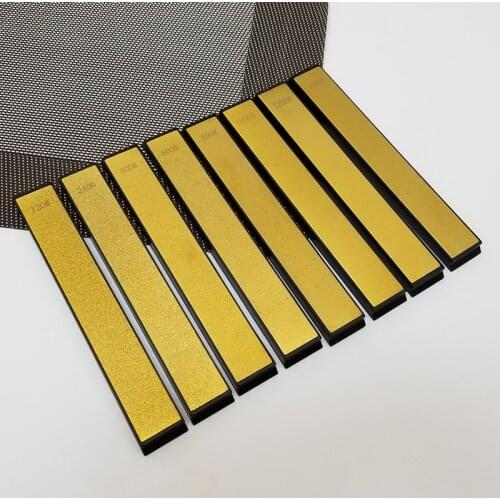 Professional Golden Diamond Plate Kitchen Knife Sharpener Stone Whetstones Knife Sharpening Tool